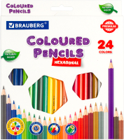 Набор цветных карандашей Brauberg Premium / 181658 (24цв) - 