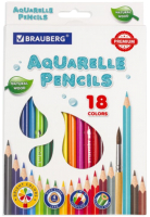 Набор акварельных карандашей Brauberg Premium / 181672 (18цв) - 