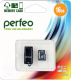 Карта памяти Perfeo MicroSDHC 16GB (Class 10) + USB MicroSD Reader / PF16GMCSH10CR - 