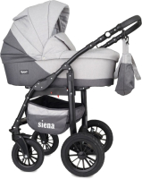 Детская универсальная коляска Rant Siena 2 в 1 (04, графит/серый) - 