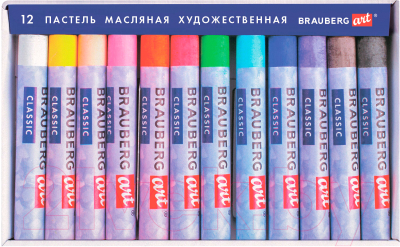 Изображение товара Пастель масляная Brauberg Art Classic / 181447 (12цв)