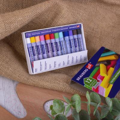 Изображение товара Пастель масляная Brauberg Art Classic / 181447 (12цв)
