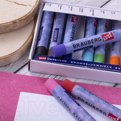 Изображение товара Пастель масляная Brauberg Art Classic / 181447 (12цв)