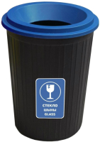 Контейнер для мусора ZETA МП-ТВ-065992/С (75л, синий) - 