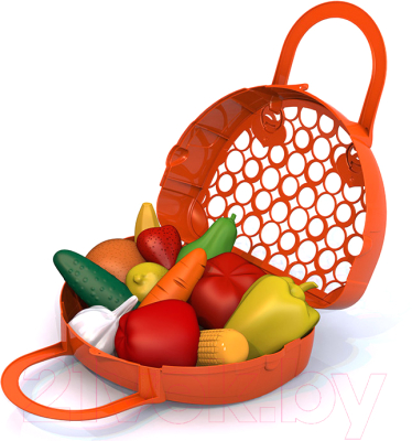 

Набор игрушечных продуктов Нордпласт, Фрукты. Овощи / 440