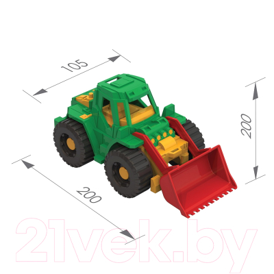 Трактор игрушечный Нордпласт Дон / 153