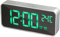 Настольные часы ArtStyle CL-S80GR (серебристый/зеленый) - 