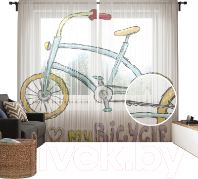 

Гардины JoyArty, Детский велосипед / tul_17796