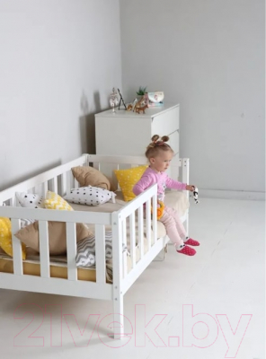Стилизованная кровать детская Millwood SweetDreams 4 (сосна белая)