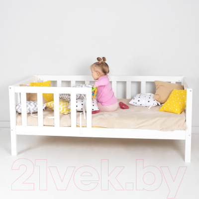 Стилизованная кровать детская Millwood SweetDreams 4 (сосна белая)