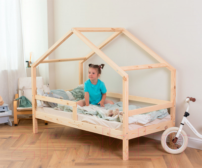 Стилизованная кровать детская Millwood SweetDreams 5 (сосна натуральная)