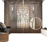 

Гардины JoyArty, Готический витраж / tul_15434