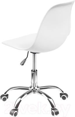 Кресло офисное Mio Tesoro Джианна  SC-407 (белый/хром)