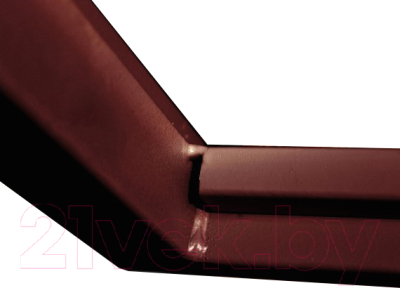 Калитка КомфортПром 1400x1000 / 11020118 (коричневый, 2 столба)