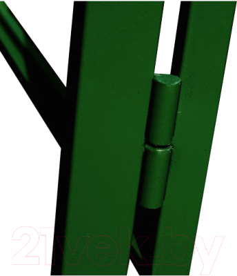 Калитка КомфортПром Модерн 1530x1000 / 11020122 (зеленый, 2 столба)