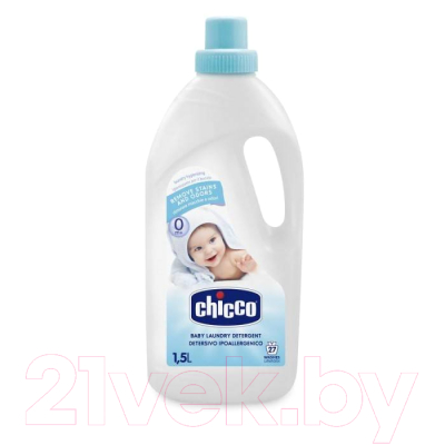 Гель для стирки Chicco Для детского белья / 75322 (1.5л)