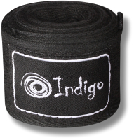 Боксерские бинты Indigo 1115 (4м, черный) - 