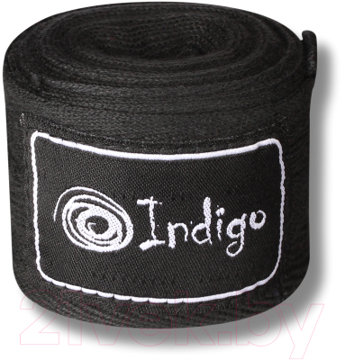 Боксерские бинты Indigo 1115 (4м, черный)