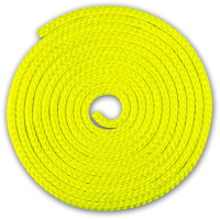 Скакалка для художественной гимнастики Indigo Kristi SM-389 (2.5м, желтый) - 