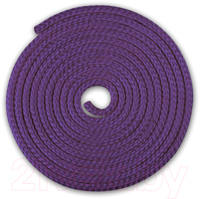 Скакалка для художественной гимнастики Indigo Kristi SM-389 (2.5м, фиолетовый)