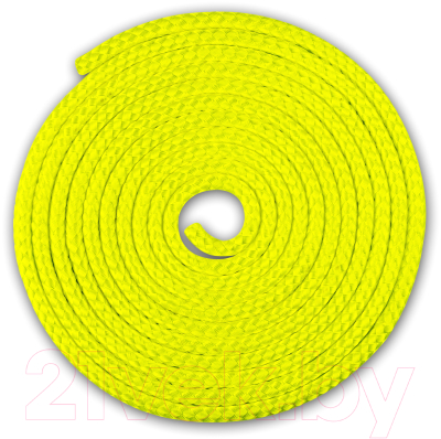 Скакалка для художественной гимнастики Indigo Kristi SM-390 (3м, желтый)