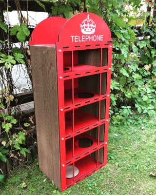 Комплекс для кошек Чешир Телефон (красный)