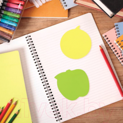 Изображение товара Стикеры канцелярские Brauberg Неоновый / 122711