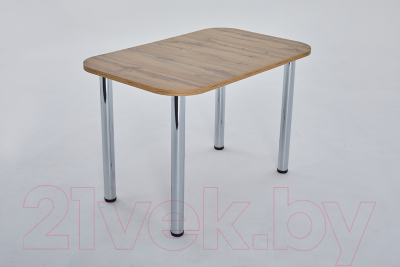 Обеденный стол Senira Р-001-02 (дуб вотан/хром)