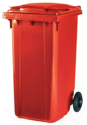 Контейнер для мусора Ese 240л (красный)