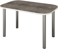 Обеденный стол Senira Р-001 (бетон/хром) - 