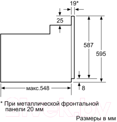 Изображение товара Электрический духовой шкаф Bosch HBF354ES0R
