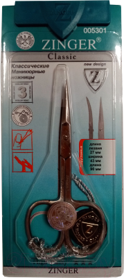 

Ножницы маникюрные Zinger, zo-B-119-S-SH