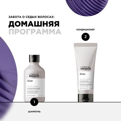 Тонирующий кондиционер для волос L'Oreal Professionnel Serie Expert Silver (200мл)