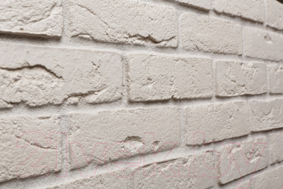 Декоративный камень бетонный Petra Византийский кирпич 07П0 (белый)
