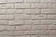 Декоративный камень бетонный Petra Византийский кирпич 07П0 (белый) - 
