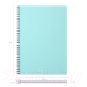 Миниатюра изображения товара Тетрадь Erich Krause Pastel Mint / 53701 (80л, клетка)