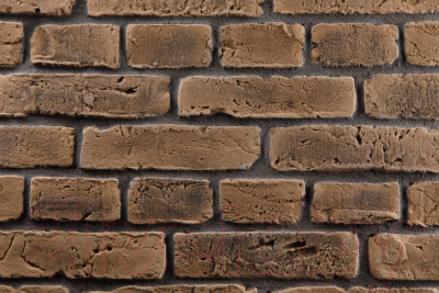 Декоративный камень бетонный Petra Скандинавский кирпич 10П5.Т (коричневый)