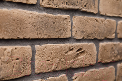 Декоративный камень бетонный Petra Скандинавский кирпич 10П5 (коричневый)