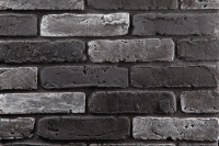 Декоративный камень бетонный Petra Скандинавский кирпич 10П7 (темно-серый/серый/белый) - 