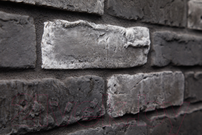 Декоративный камень бетонный Petra Скандинавский кирпич 10П7 (темно-серый/серый/белый)