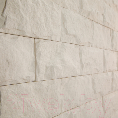 Декоративный камень бетонный Petra Афины 13П0 (белый)