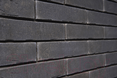 Декоративный камень бетонный Petra Клинкерный кирпич 14П6 (графит)