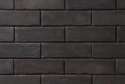 Декоративный камень бетонный Petra Клинкерный кирпич 15П6 (графит)