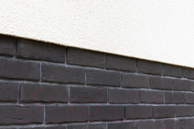 Декоративный камень бетонный Petra Клинкерный кирпич 15П6 (графит)