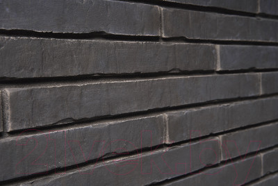 Декоративный камень бетонный Petra Клинкерный кирпич 16П6 (графит)