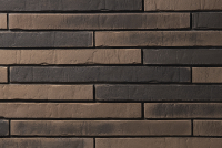 Декоративный камень бетонный Petra Клинкерный кирпич 16П5 (коричневый/темно-серый) - 