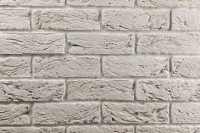 Декоративный камень бетонный Petra Клинкерный кирпич 17П0 (белый) - 