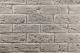 Декоративный камень бетонный Petra Клинкерный кирпич 17П1 (белый/светло-серый) - 