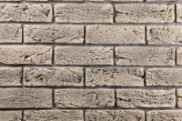 Декоративный камень бетонный Petra Клинкерный кирпич 17П2 (песочный/светло-серый) - 
