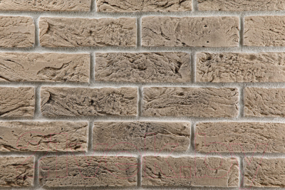 Декоративный камень бетонный Petra Клинкерный кирпич 17П2 (песочный/светло-серый)